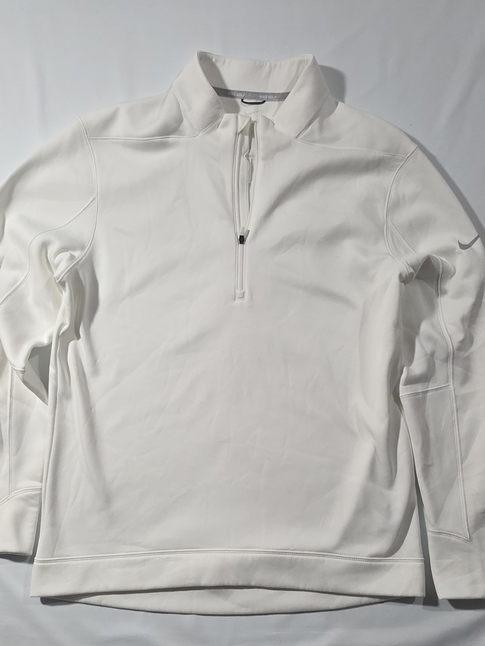Nike Men’s White Half-Zip Athletic Pullover